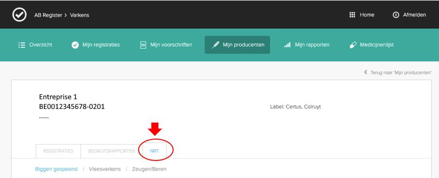 Waar vindt u de NRT-tool in het verschaffersportaal